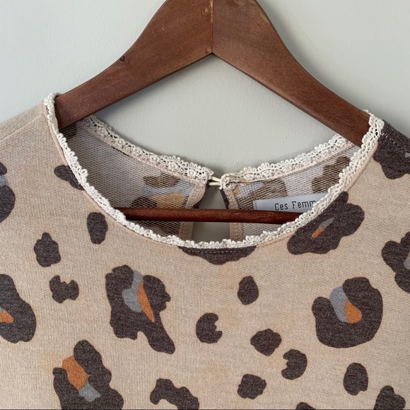 Ces Femme | Léopard print empire waist - Picture 3 of 5